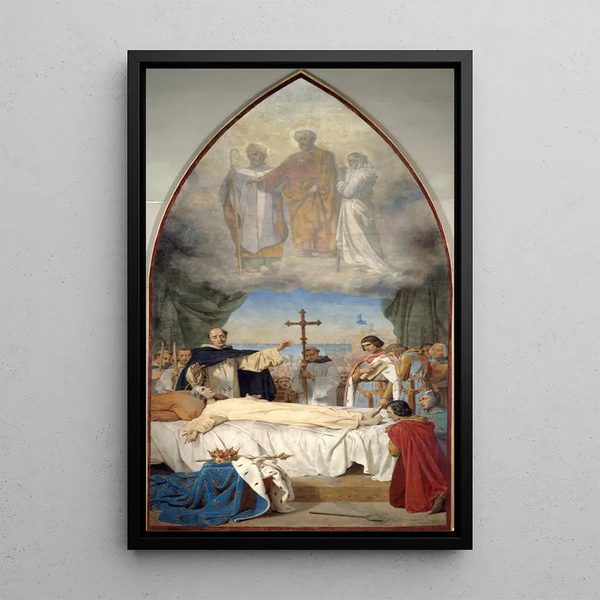 Auguste JeanBaptiste Leloir - The death of Saint Louis.webp