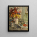 Fiori - Auguste Oleffe — quadro incorniciato alla parete