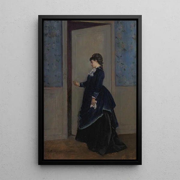 Riproduzione del dipinto Una donna elegante - Auguste Toulmouche