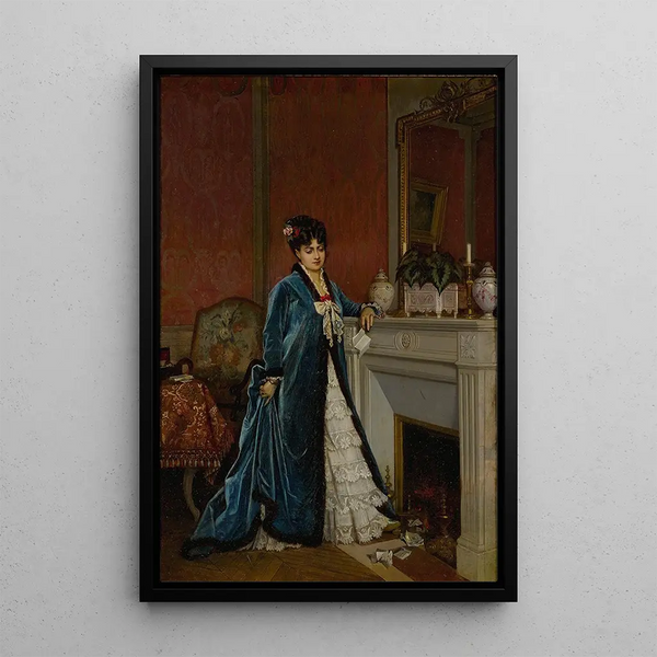 Riproduzione del dipinto Nuove da lontano - Auguste Toulmouche