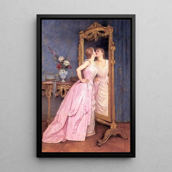 Riproduzione del dipinto Vanité - Auguste Toulmouche
