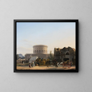 Auguste Xavier Leprince - At Barrire de la Villette Paris.webp