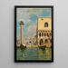 Venezia - Augusto Lovatti — quadro incorniciato alla parete