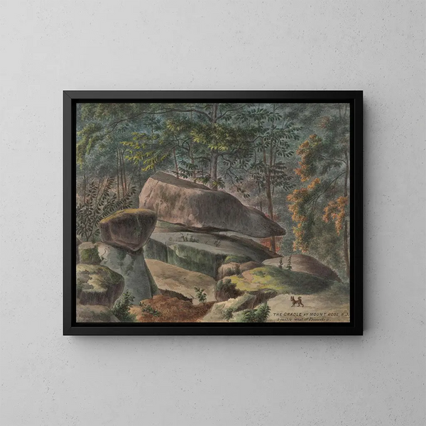 Berceau à Mount Rose, NJ, 3 miglia a ovest di Princeton - Augustus Kollner — quadro incorniciato alla parete