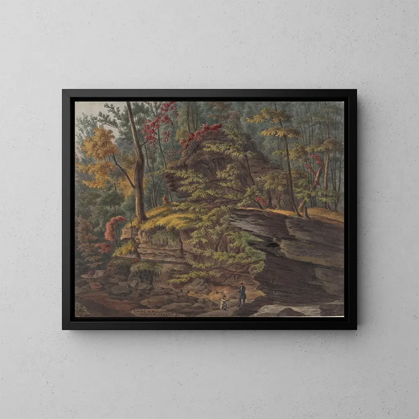 Ravin nel New Jersey sopra Point Pleasant - Augustus Kollner — quadro incorniciato alla parete