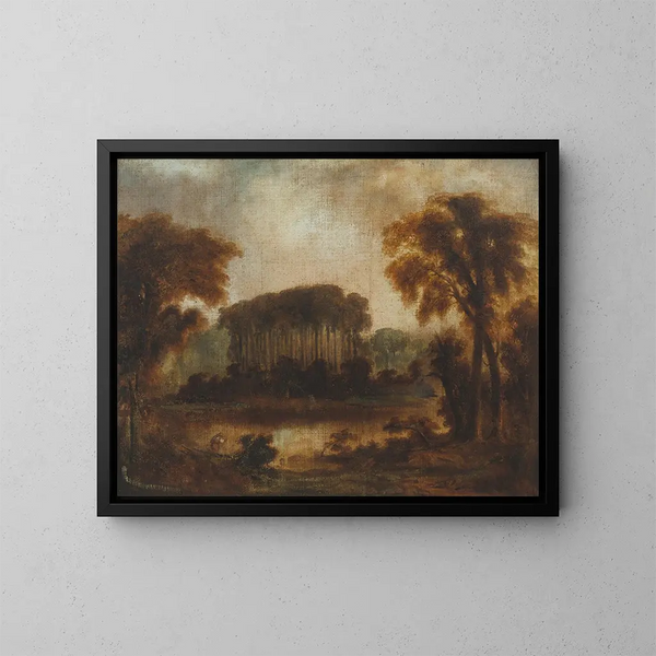 Les Cent Pins, île James, Caroline du Sud - Augustus Paul Trouche — quadro incorniciato alla parete