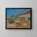 Schizzo di un paesaggio con un ponte - Aurel Ballo — quadro incorniciato alla parete