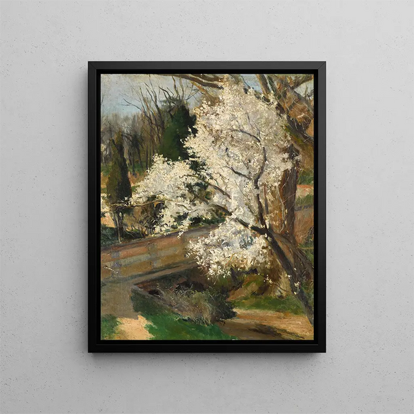 Fiori di primavera - Aureliano de Beruete — quadro incorniciato alla parete