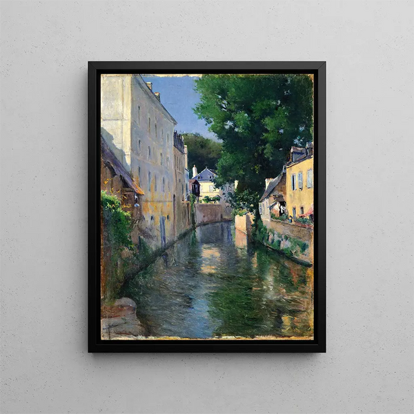 La rivière Isole Quimper - Aureliano de Beruete — quadro incorniciato alla parete