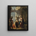 L'Adorazione dei Magi - Scuola austriaca — quadro incorniciato alla parete