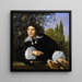Autoritratto - Bartholomeus van der Helst — quadro incorniciato alla parete