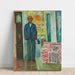 Riproduzione del dipinto Autoritratto - Edvard Munch