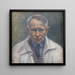 Autoritratto - Karl Schou — quadro incorniciato alla parete