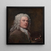 Autoritratto - William Hogarth — quadro incorniciato alla parete