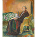 Riproduzione del dipinto Autoritratto con l'influenza spagnola - Edvard Munch