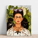 Riproduzione del dipinto Autoritratto con una collana di spine - Frida Kahlo