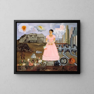 Autoritratto al confine tra Messico e Stati Uniti di Frida Kahlo