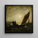 con palo inclinato e prua immersa - Albert Pinkham Ryder — quadro incorniciato alla parete