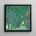 Avenue verso il Castello di Kammer - Gustav Klimt — quadro incorniciato alla parete