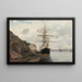 Approche maritime de Stockholm - Axel Lindman — quadro incorniciato alla parete