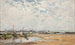 La Plage à Villerville, Normandie - Axel Lindman — vista dell’opera
