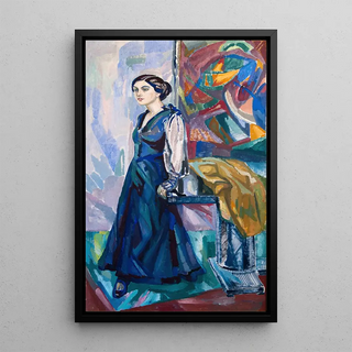 Axel Trneman - Portrait of Mrs Carin stberg.webp