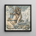 Babilonia è stato un calice d'oro - Simeon Solomon — quadro incorniciato alla parete
