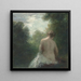 Bagnante seduta di schiena - Henri Fantin-Latour — quadro incorniciato alla parete