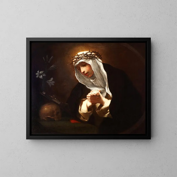 Santa Caterina da Siena - Baldassare Franceschini — quadro incorniciato alla parete