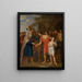 Giuseppe venduto dai suoi fratelli - Balthasar Beschey — quadro incorniciato alla parete
