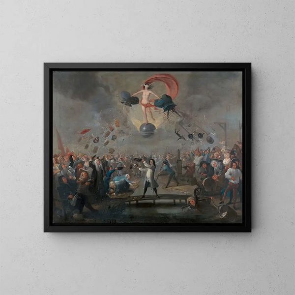 Allegoria della Fortuna - Balthazar Nebot — quadro incorniciato alla parete