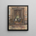 Il salone di Riouwstraat a L'Aia alla luce del giorno - Barbara Elisabeth van Houten — quadro incorniciato alla parete