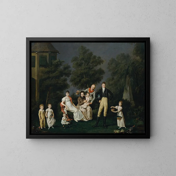 La famiglia Wallner - Barbara Krafft — quadro incorniciato alla parete
