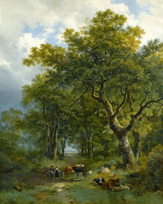 Barend Cornelis Koekkoek - A Wooded Path.webp