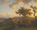 Paesaggio boscoso con un castello - Barend Cornelis Koekkoek — vista dell’opera