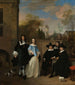 Compagnie dans un jardin - Barend Graat — vista dell’opera
