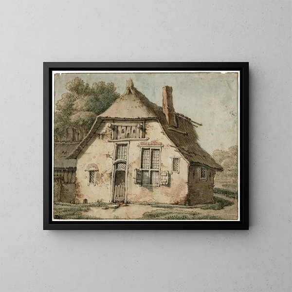 Casa del contadino - Barend Hendrik Thier — quadro incorniciato alla parete