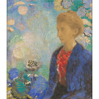 Baronne de Domecy - Odilon Redon | Reproduction Tableau Décoration murale affiche copie