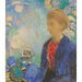 Riproduzione del dipinto Baronne de Domecy - Odilon Redon