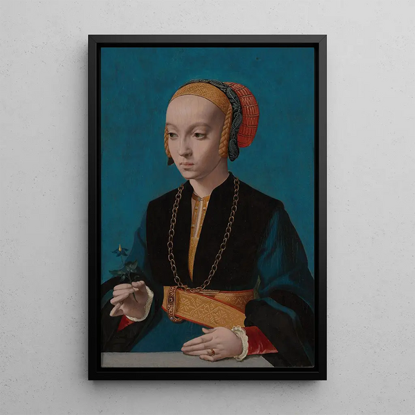 Riproduzione del dipinto Ritratto di Elisabeth Bellinghausen - Barthel Bruyn l'Ancien
