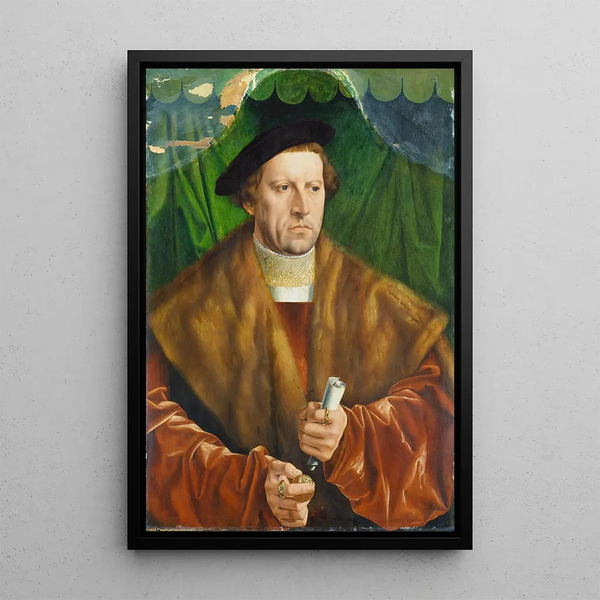 Ritratto di Peter Heyman - Barthel Bruyn l'Ancien — quadro incorniciato alla parete