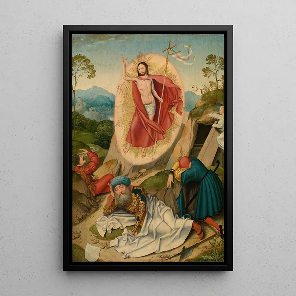 Resurrezione di Cristo - Barthel Bruyn l'Ancien — quadro incorniciato alla parete