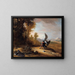 Jacob che lotta con l'angelo - Bartholomeus Breenbergh — quadro incorniciato alla parete