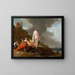 Paesaggio con ninfe e Diana - Bartholomeus Breenbergh — quadro incorniciato alla parete