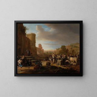 Bartholomeus Breenbergh - Saints Paul and Barnabas at Lystra Sacrifice at Lystra.webp