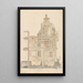 Hôtel de ville de La Haye - Bartholomeus Johannes van Hove — quadro incorniciato alla parete