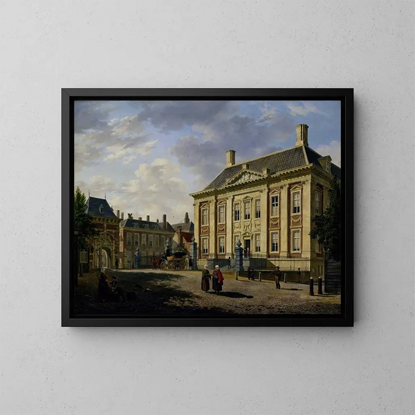 Le Mauritshuis a L'Aia - Bartholomeus Johannes van Hove — quadro incorniciato alla parete