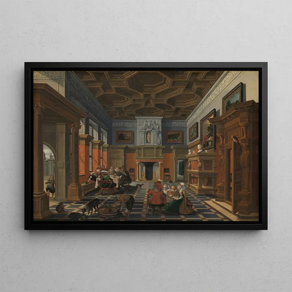 Bartholomeus van Bassen - Interior with a Company.webp
