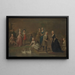 Uvedale Tomkyns Price 1685-1764 e membri della sua famiglia, possibilmente - Bartholomew Dandridge — quadro incorniciato alla parete
