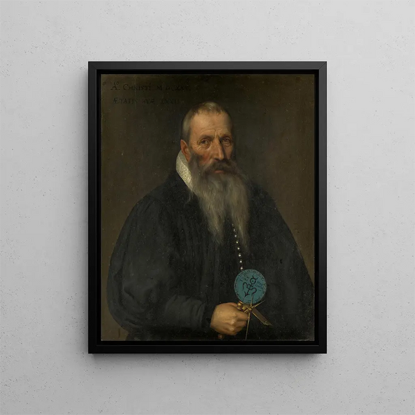 Ritratto di Peter Ryff di Basilea - Bartholomäus Sarburgh — quadro incorniciato alla parete